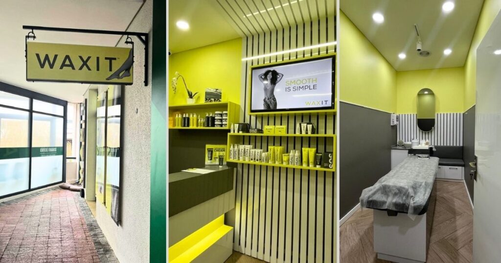 the WAXIT salon in Hout May