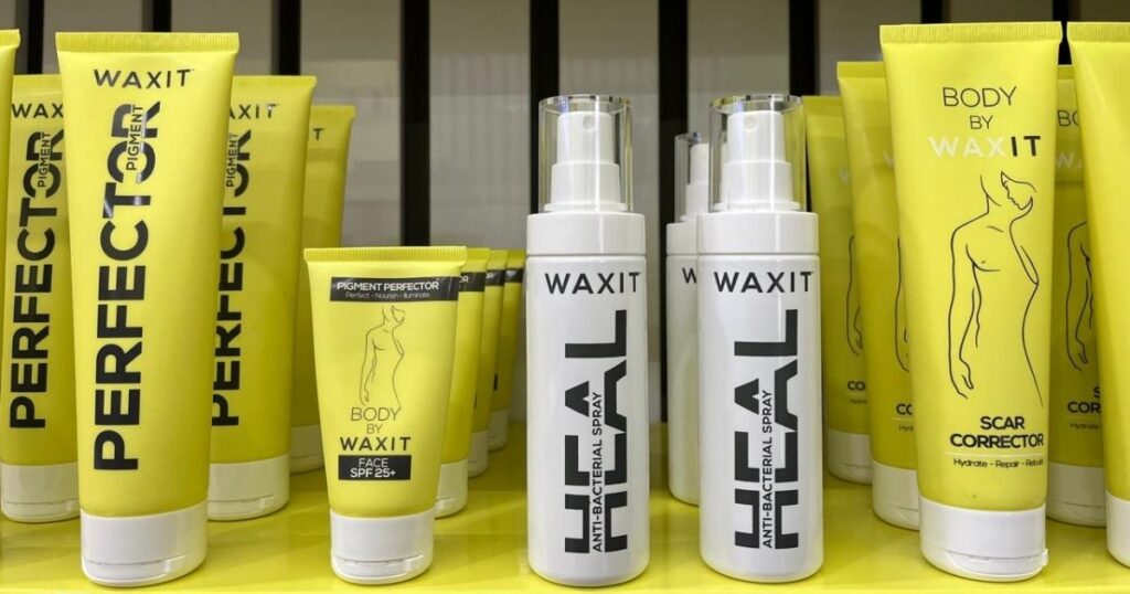 skin care products at Waxit